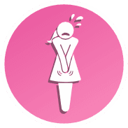 Feeling sweaty or uncomfortable